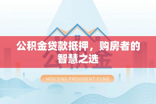 四湖公积金贷款抵押，购房者的智慧之选