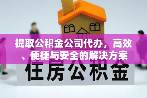 四湖提取公积金公司代办，高效、便捷与安全的解决方案