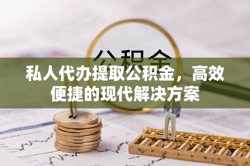 四湖私人代办提取公积金，高效便捷的现代解决方案