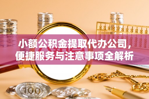 四湖小额公积金提取代办公司，便捷服务与注意事项全解析