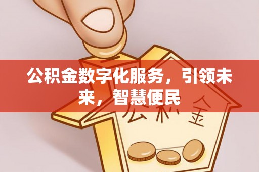 四湖公积金数字化服务，引领未来，智慧便民