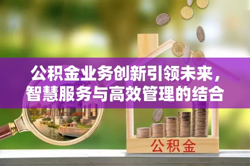 四湖公积金业务创新引领未来，智慧服务与高效管理的结合