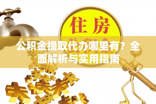 四湖公积金提取代办哪里有？全面解析与实用指南