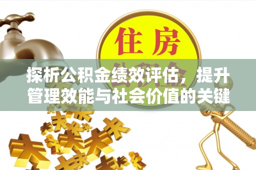 四湖探析公积金绩效评估，提升管理效能与社会价值的关键路径