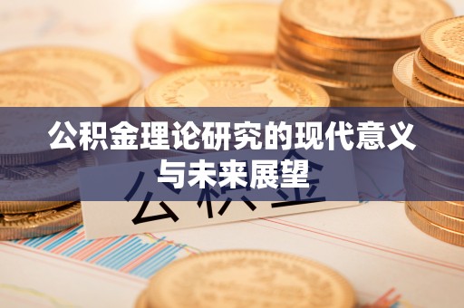 四湖公积金理论研究的现代意义与未来展望