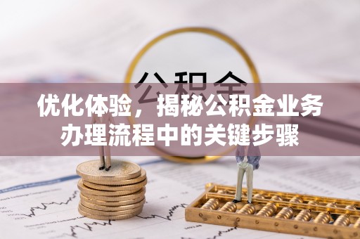 四湖优化体验，揭秘公积金业务办理流程中的关键步骤
