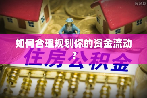 四湖如何合理规划你的资金流动？