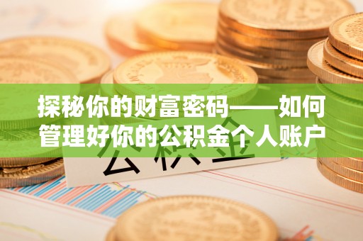 四湖探秘你的财富密码——如何管理好你的公积金个人账户信息