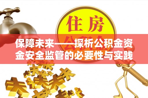 四湖保障未来——探析公积金资金安全监管的必要性与实践路径