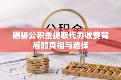 四湖揭秘公积金提取代办收费背后的真相与选择