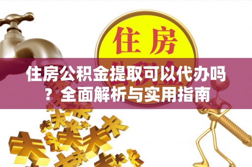 四湖住房公积金提取可以代办吗？全面解析与实用指南