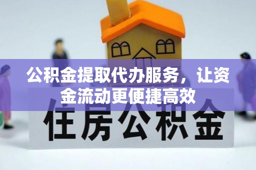 四湖公积金提取代办服务，让资金流动更便捷高效