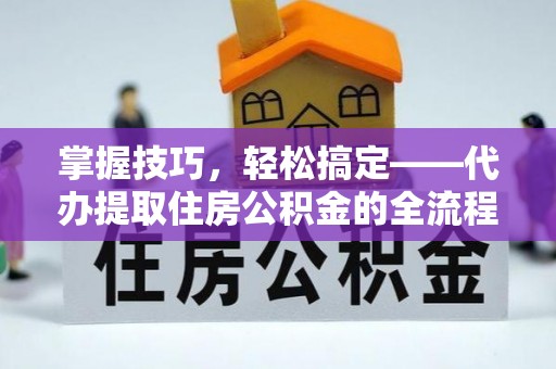四湖掌握技巧，轻松搞定——代办提取住房公积金的全流程解析