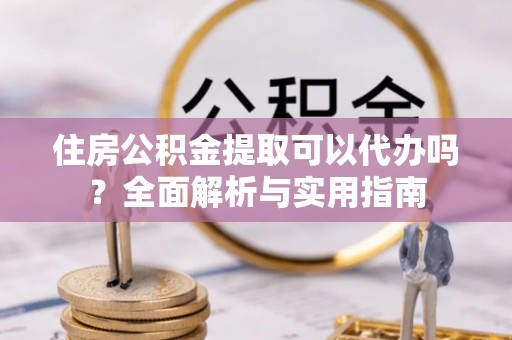 四湖住房公积金提取可以代办吗？全面解析与实用指南