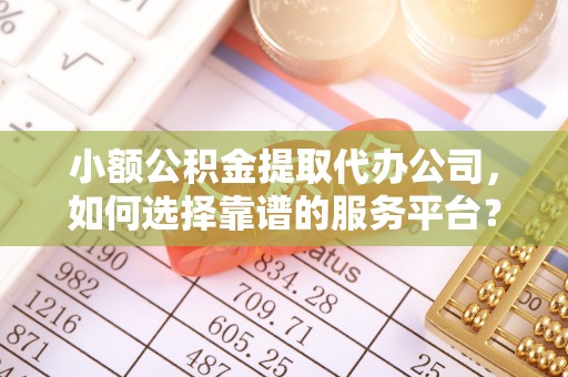 四湖小额公积金提取代办公司，如何选择靠谱的服务平台？