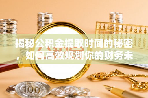 四湖揭秘公积金提取时间的秘密，如何高效规划你的财务未来