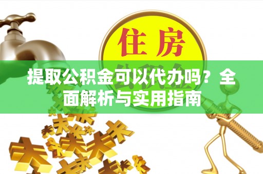 四湖提取公积金可以代办吗？全面解析与实用指南