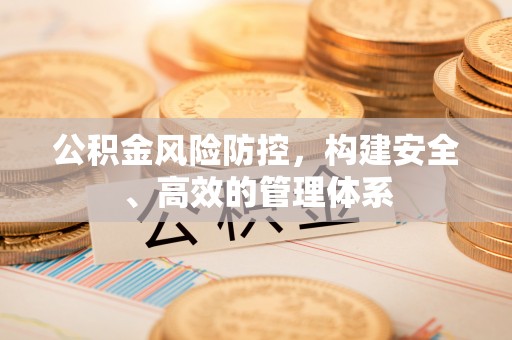 四湖公积金风险防控，构建安全、高效的管理体系