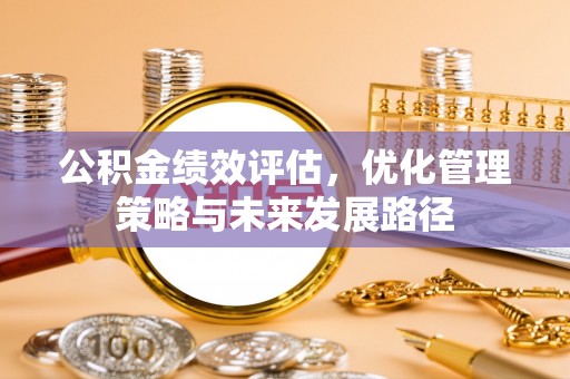 四湖公积金绩效评估，优化管理策略与未来发展路径