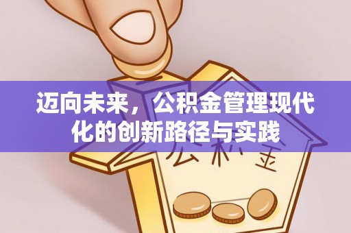 四湖迈向未来，公积金管理现代化的创新路径与实践