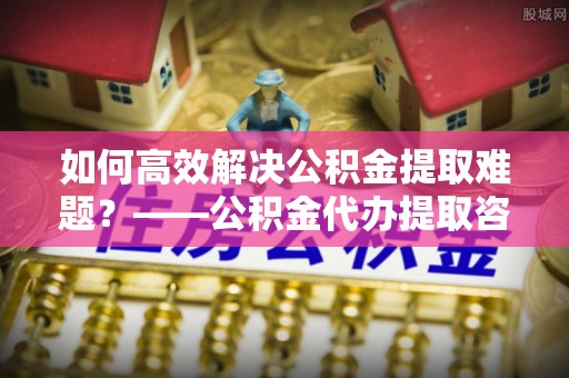 四湖如何高效解决公积金提取难题？——公积金代办提取咨询服务全解析