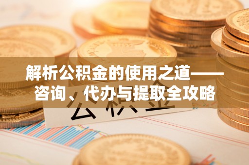 四湖解析公积金的使用之道——咨询、代办与提取全攻略