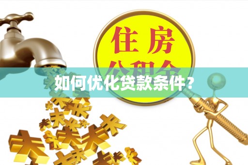 四湖如何优化贷款条件？
