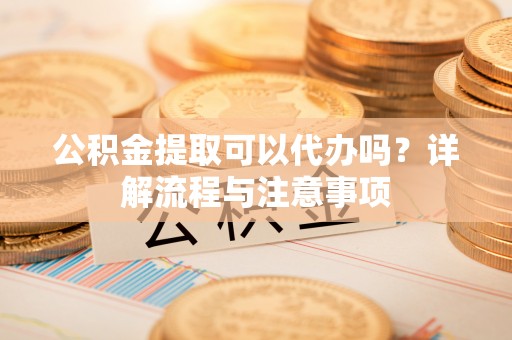 四湖公积金提取可以代办吗？详解流程与注意事项