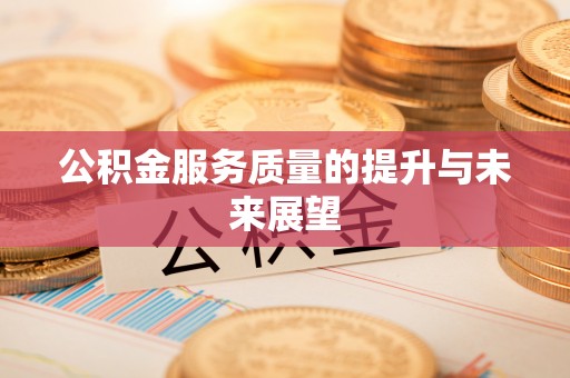 四湖公积金服务质量的提升与未来展望