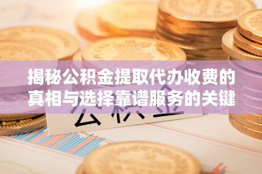 四湖揭秘公积金提取代办收费的真相与选择靠谱服务的关键