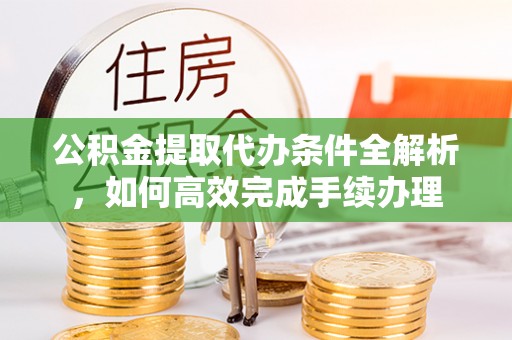 四湖公积金提取代办条件全解析，如何高效完成手续办理