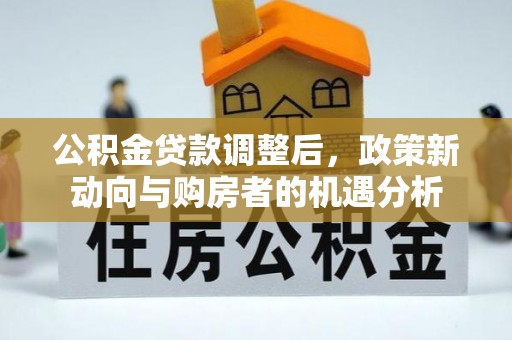 四湖公积金贷款调整后，政策新动向与购房者的机遇分析