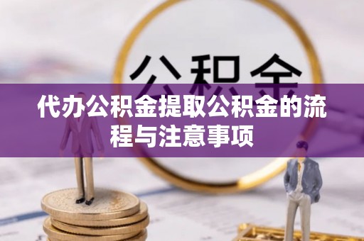 四湖代办公积金提取公积金的流程与注意事项