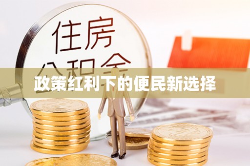 四湖政策红利下的便民新选择