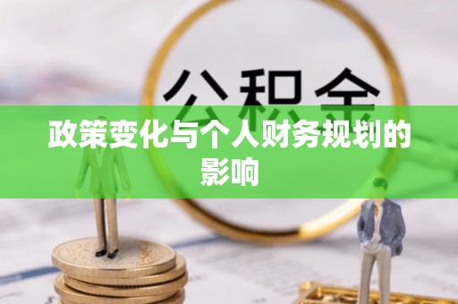 四湖政策变化与个人财务规划的影响
