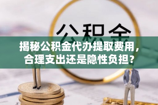 四湖揭秘公积金代办提取费用，合理支出还是隐性负担？