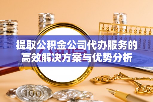 四湖提取公积金公司代办服务的高效解决方案与优势分析