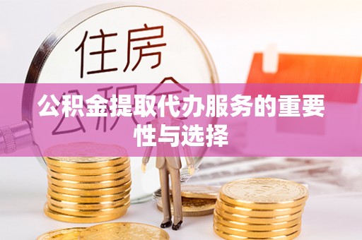 四湖公积金提取代办服务的重要性与选择