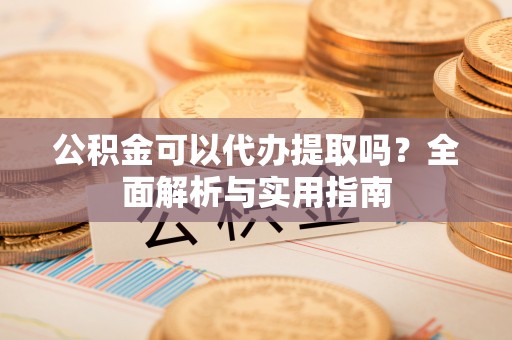 四湖公积金可以代办提取吗？全面解析与实用指南