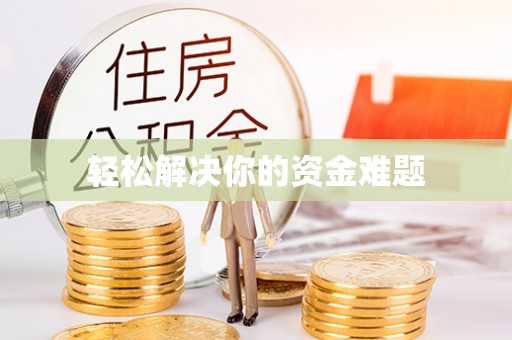 四湖轻松解决你的资金难题