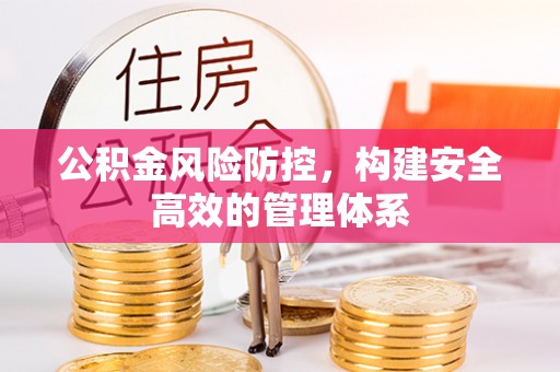 四湖公积金风险防控，构建安全高效的管理体系