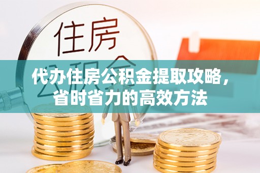 四湖代办住房公积金提取攻略，省时省力的高效方法