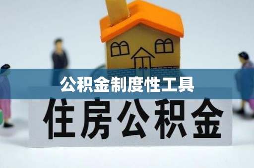四湖公积金制度性工具