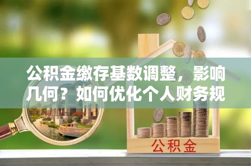 四湖公积金缴存基数调整，影响几何？如何优化个人财务规划