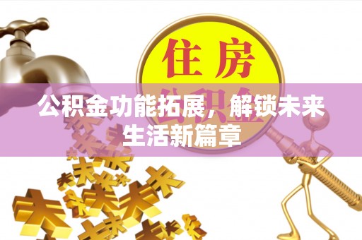 四湖公积金功能拓展，解锁未来生活新篇章