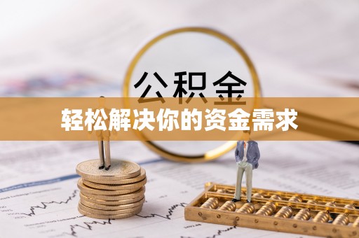 四湖轻松解决你的资金需求