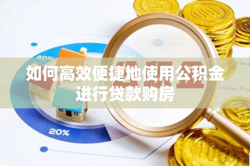 四湖如何高效便捷地使用公积金进行贷款购房