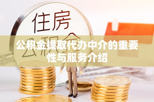 四湖公积金提取代办中介的重要性与服务介绍