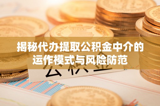 四湖揭秘代办提取公积金中介的运作模式与风险防范