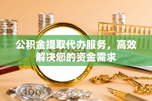 四湖公积金提取代办服务，高效解决您的资金需求